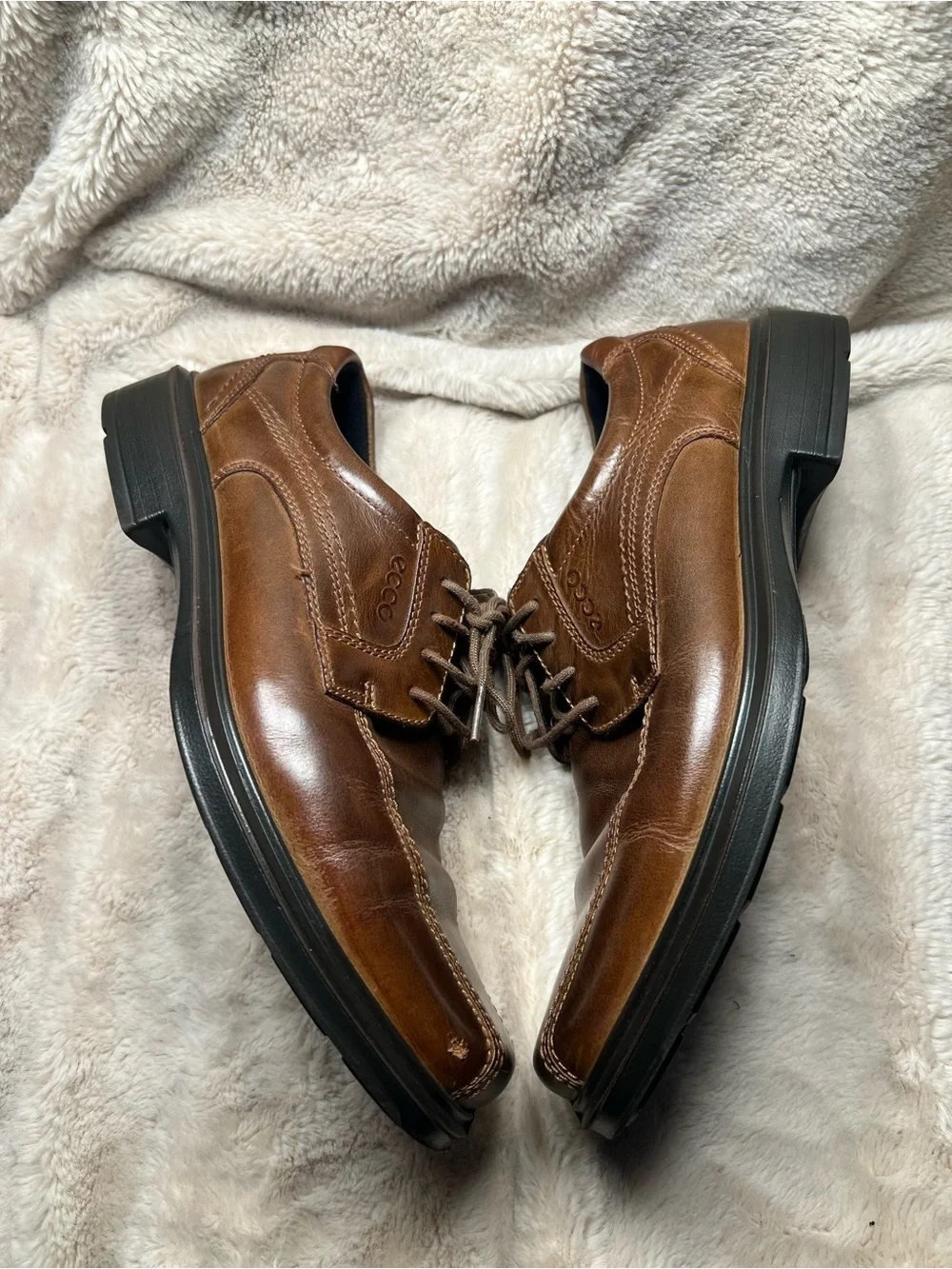 Ecco mens dress shoe size 42 or US 8